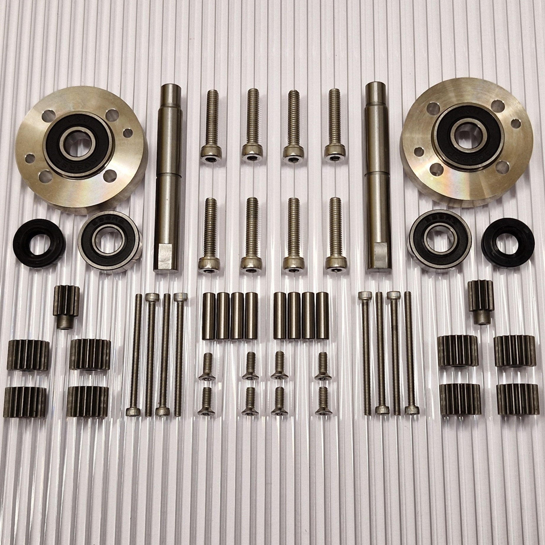 Repair kit for Husqvarna Automower  320 420 430X 440 450X 520 550 wheel motor with improved bearing system and 8X planetary gears