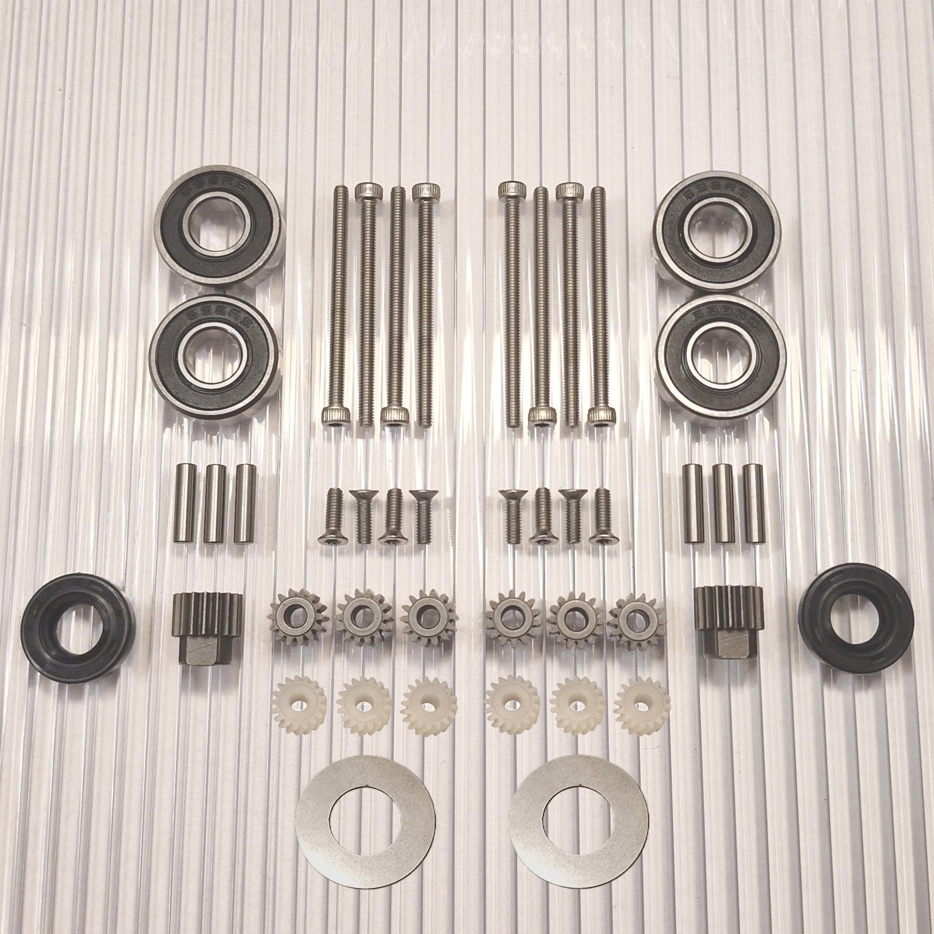 Repair kit small machines with seal 2pcs 6pcs plastic gears